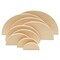 Half Circle Cutouts, Semicircle Wooden Cutouts for Crafts/Play | Woodpeckers